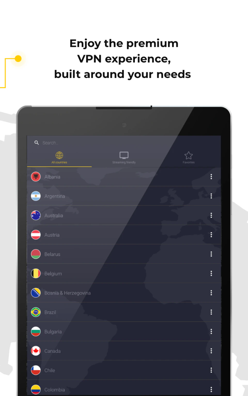 screenshot of CyberGhost VPN